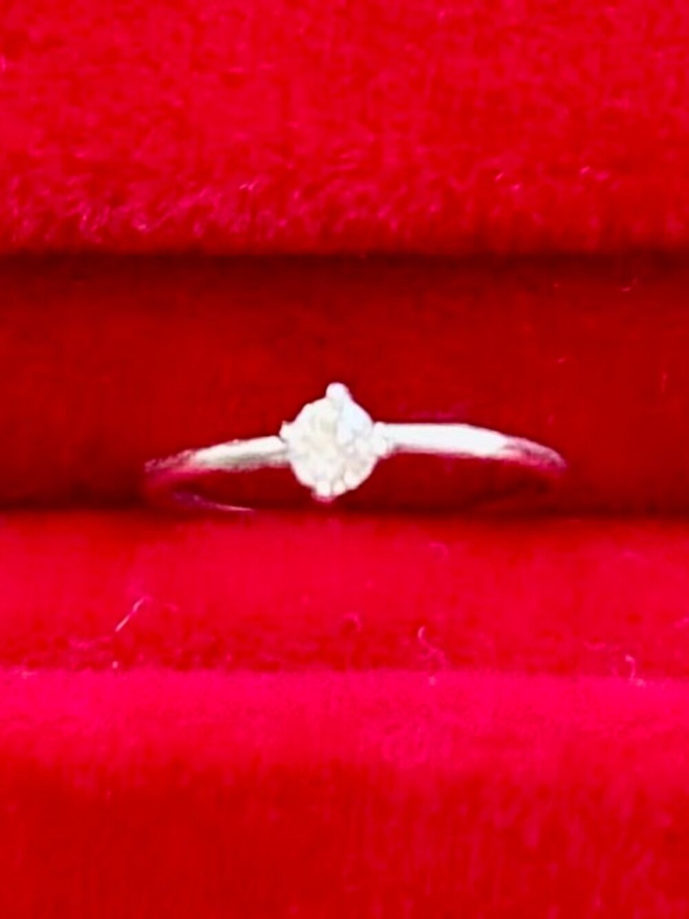 Endless hoop Diamond Nose Ring 14k White Gold